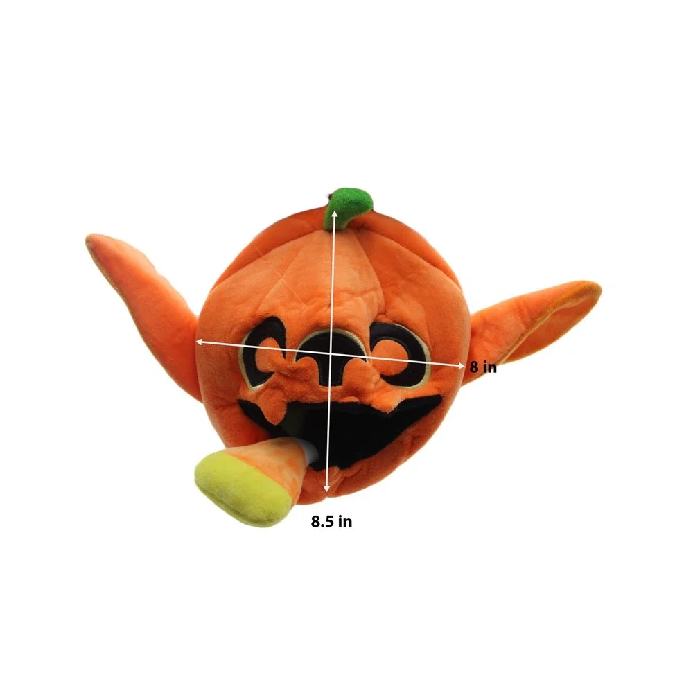 Disney Stitch Halloween Pumpkin Plush Pet Toy Orange Squeaky Toy New